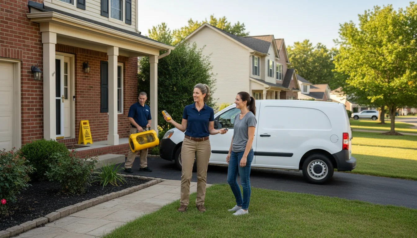 Water restoration image for Water Damage & Restoration Services in Holt, MO